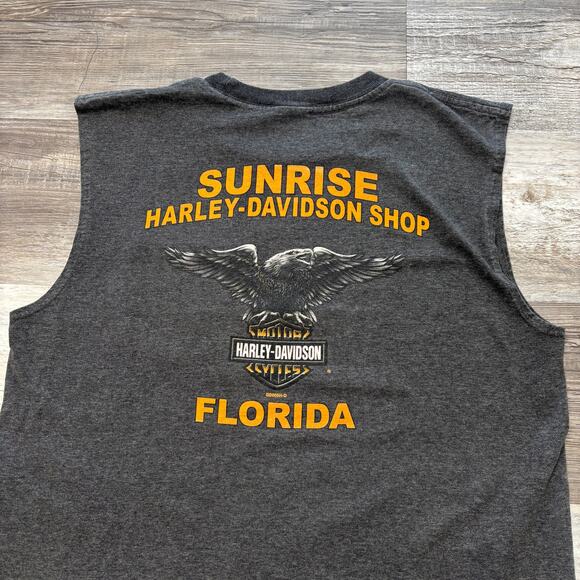 Vintage Y2K Gray Muscle Top - Picture 1 of 8